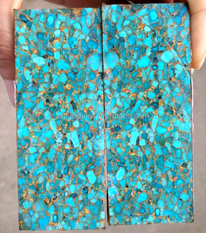 100% висока якість синій мідний бірюзовий 7