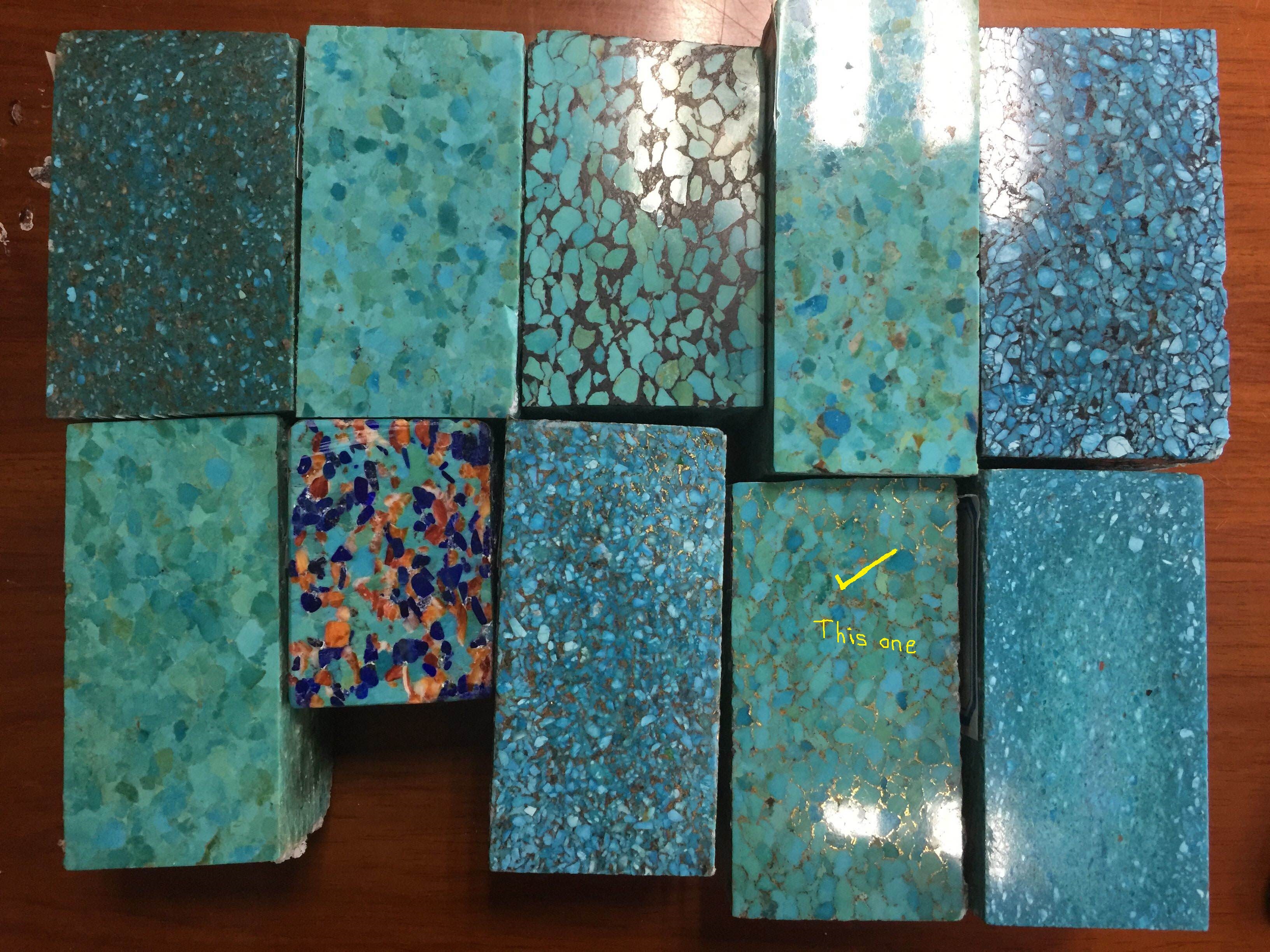 Natyrore bruz Blloku i përafërt Natyrore Designer Multi Color Broise 39