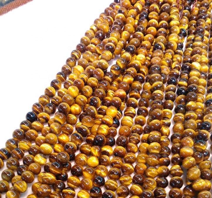 Yellow Tiger Eye perlur hágæða ósvikinn náttúruleg gemstone umferð lausar perlur 6mm 8mm 10mm 12mm magn valkosti 37