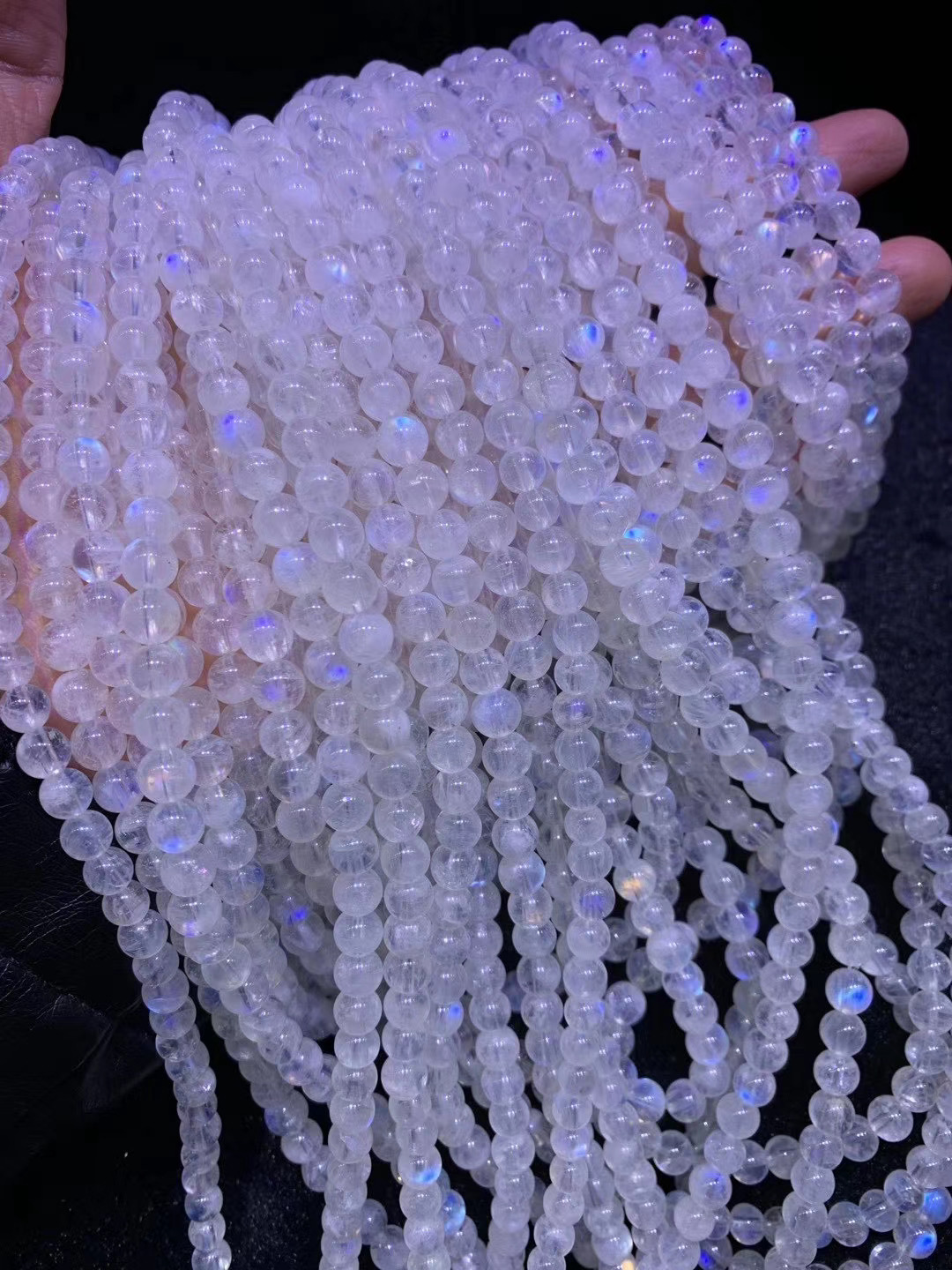 Natural Crystal Gemstone umferð lausar perlur fyrir skartgripi 40