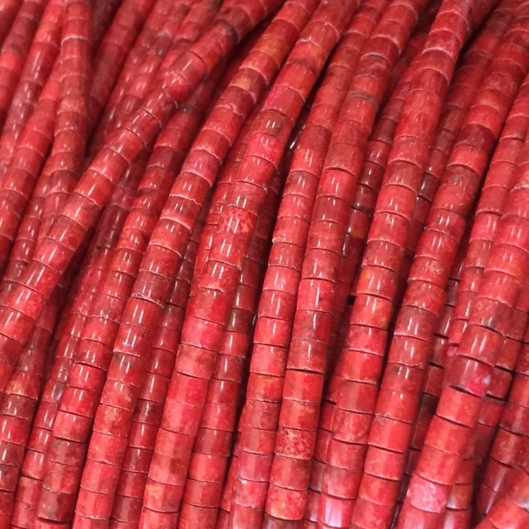 Coralul Heishi Margele - Coralul roșu Heishi Beads fac en-gros 41