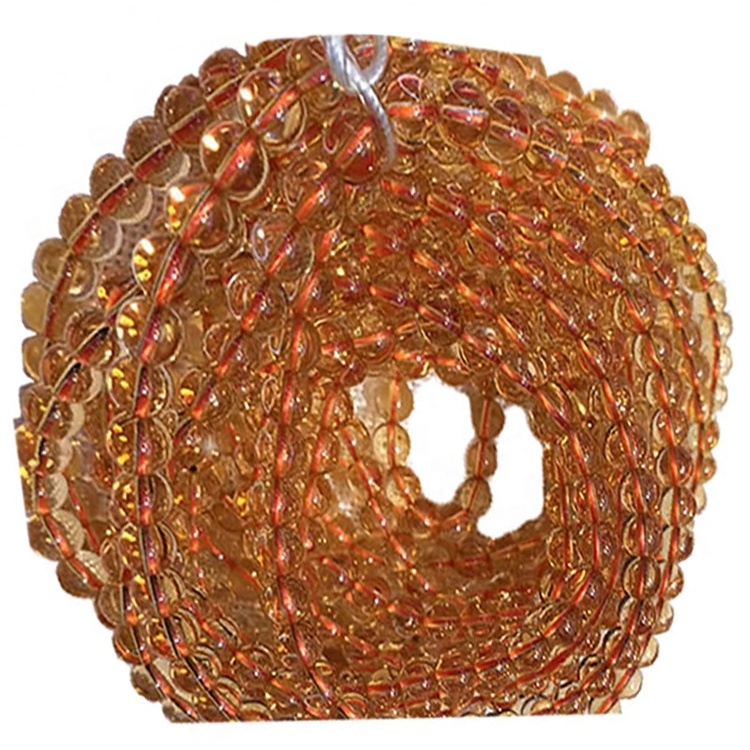 Citrine heildsölu/gular gimsteinaperlur 6mm 41