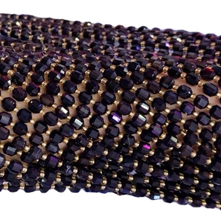 Amethyst 2mm 3mm 4mm 5mm 7mm 7mm Rownd Affricanaidd Naturiol Amethyst Gemstone Cabochon Stone Porffor Amethyst Cab Gemstone am wneud 39