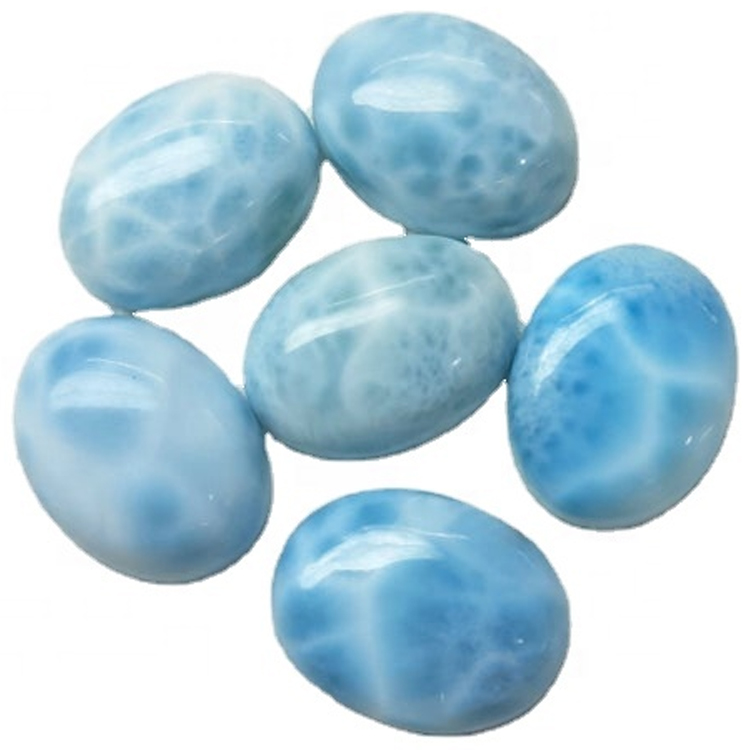 Bella pietra naturale di Larimar Cabochon Larimar Gemstone Pietra 13
