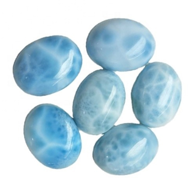 Bella pietra naturale di Larimar Cabochon Larimar Gemstone Pietra 17