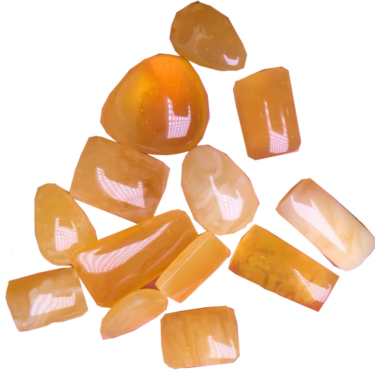Prirodni žuti prsten Amber Cabochons prstenovi za žene najbolji prijatelj 21