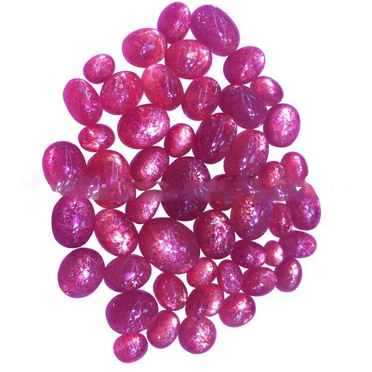 Rød solstein blanding Cabochon engros for smykker 23