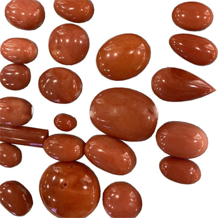 Природен портокал корален катохон овален круг круша форма скапоцен камен на големо 21