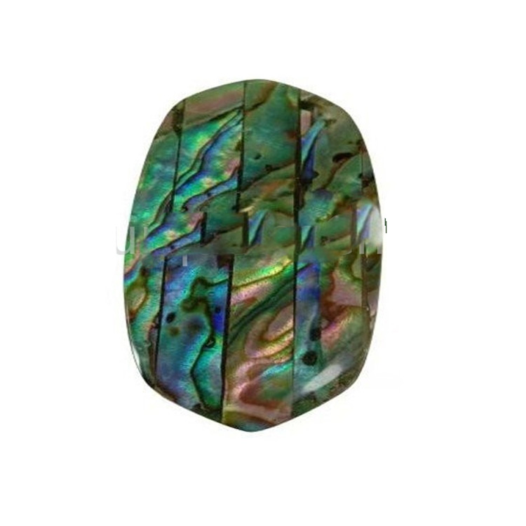 Naturlig skinnende abalone skallet oval form cabochon for å lage anheng 19