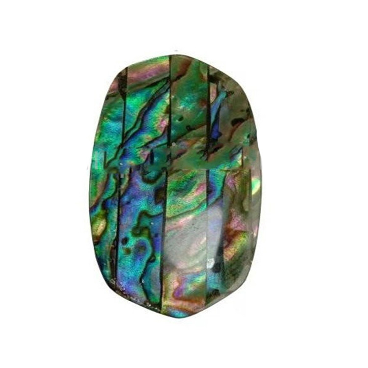Naturlig skinnende abalone skallet oval form cabochon for å lage anheng 23