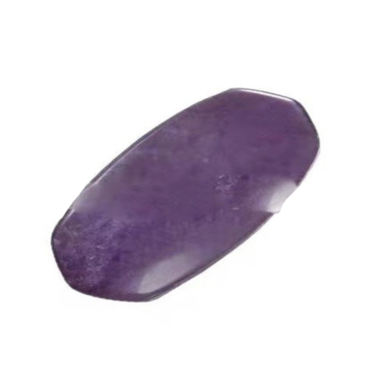 Purple flúorít sporöskjulaga Cabochon til að gera Hengiskraut dangler skartgripi 7