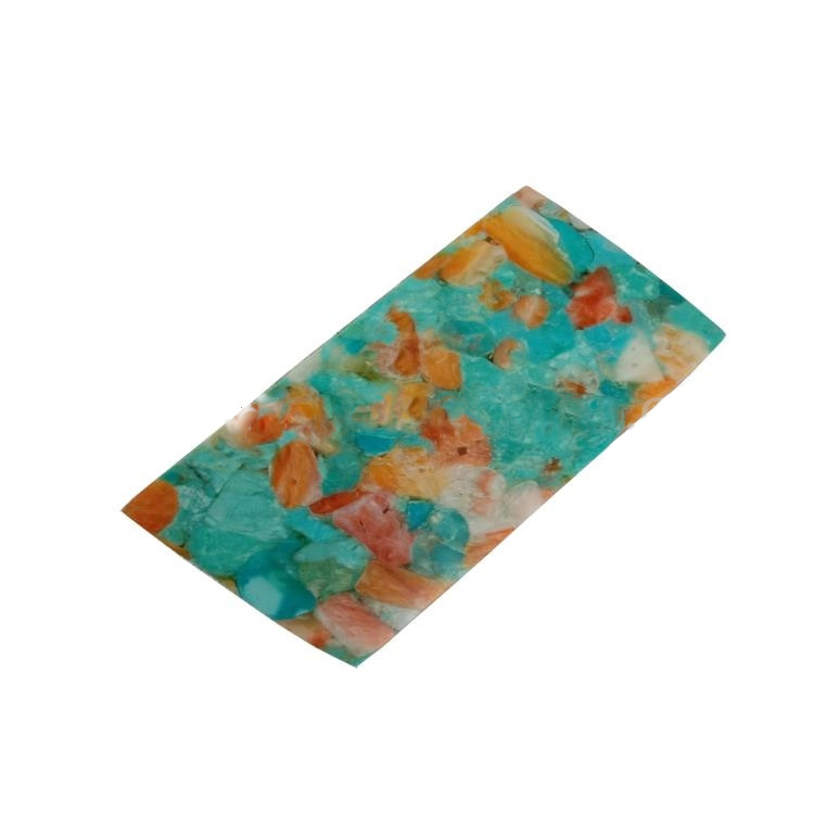 Turcoaz și roz compriman comprimat comprimat Cabochon pentru a face bijuterii 23