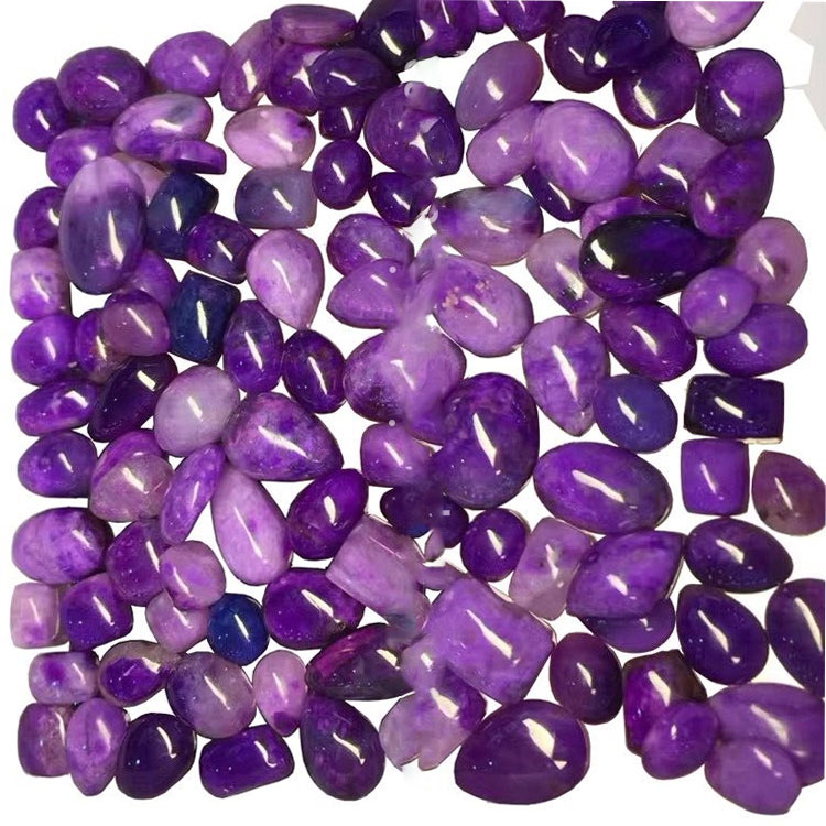 Engros Purple Sugilite Loose Cabochons for å lage smykker 18