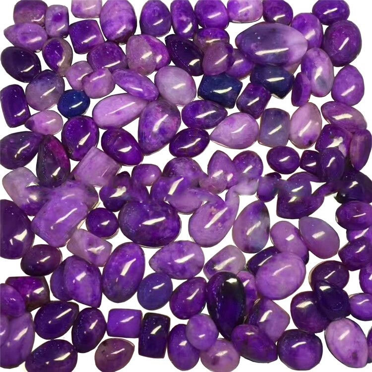 Engros Purple Sugilite Loose Cabochons for å lage smykker 22