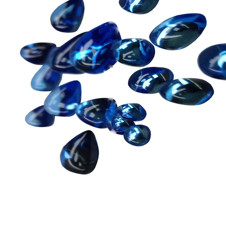 Vakker Swiss Blue Topaz Oval / Pear Shape Cabochon Gemstone 22