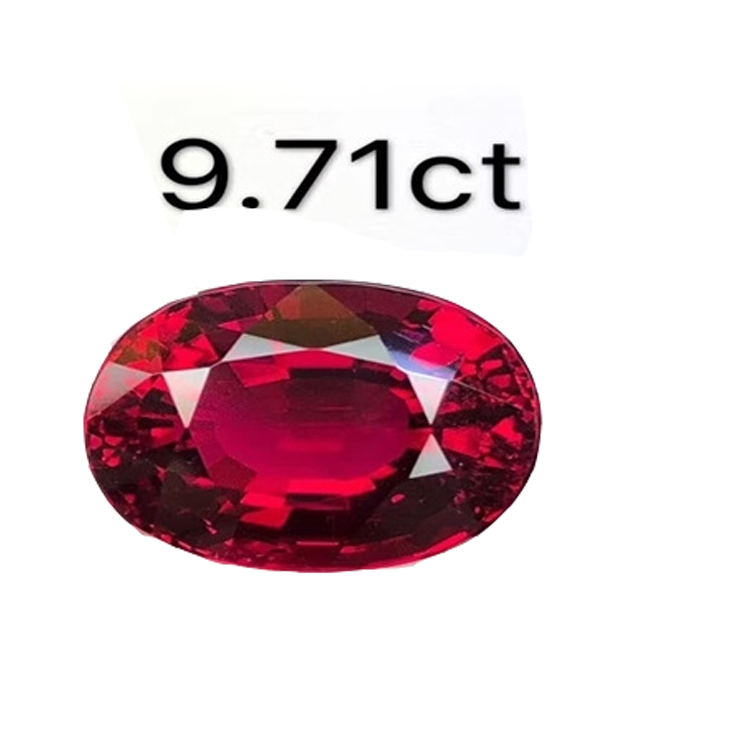 100% Touchaline Coch Naturiol Caboochon Amgaeedig am Jewelry 19