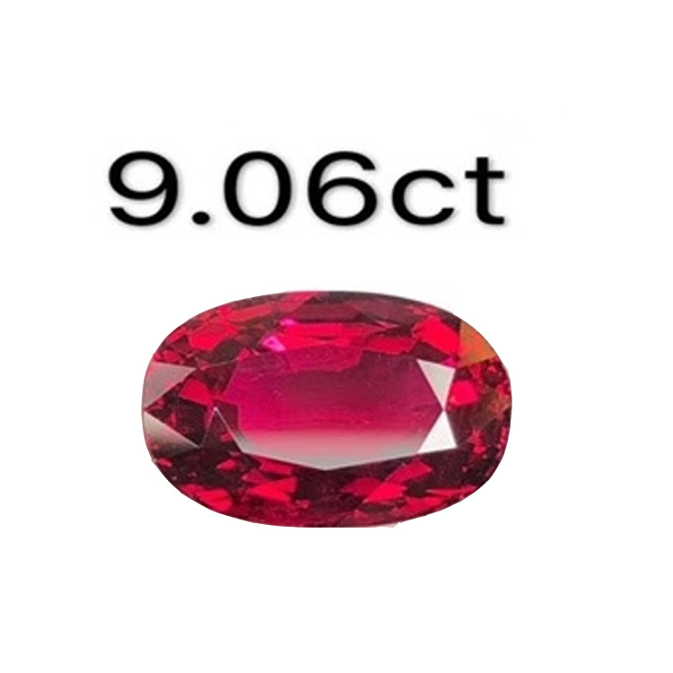 100% Touchaline Coch Naturiol Caboochon Amgaeedig am Jewelry 21