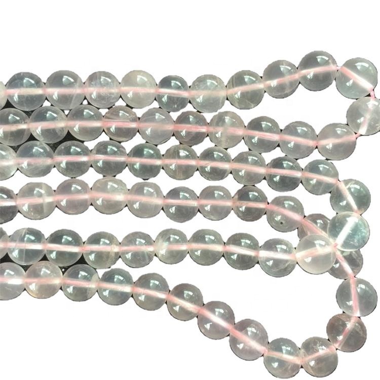 כאַנמייד קייַלעכיק רויז קוואַרץ קריסטאַל קרעלן האַלדזבאַנד פֿאַר כאָולסייל 20