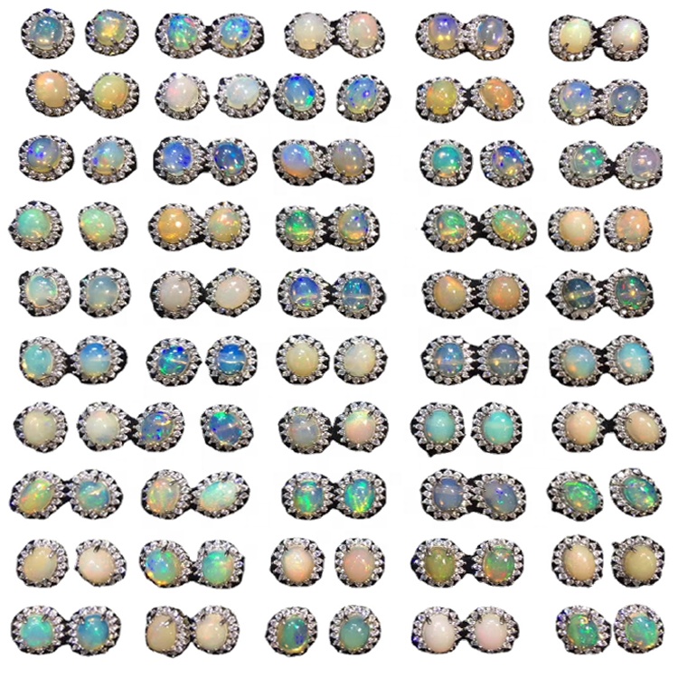 Naturlig Rød Garnet 925 Sterling Sølv Hook Earring 22