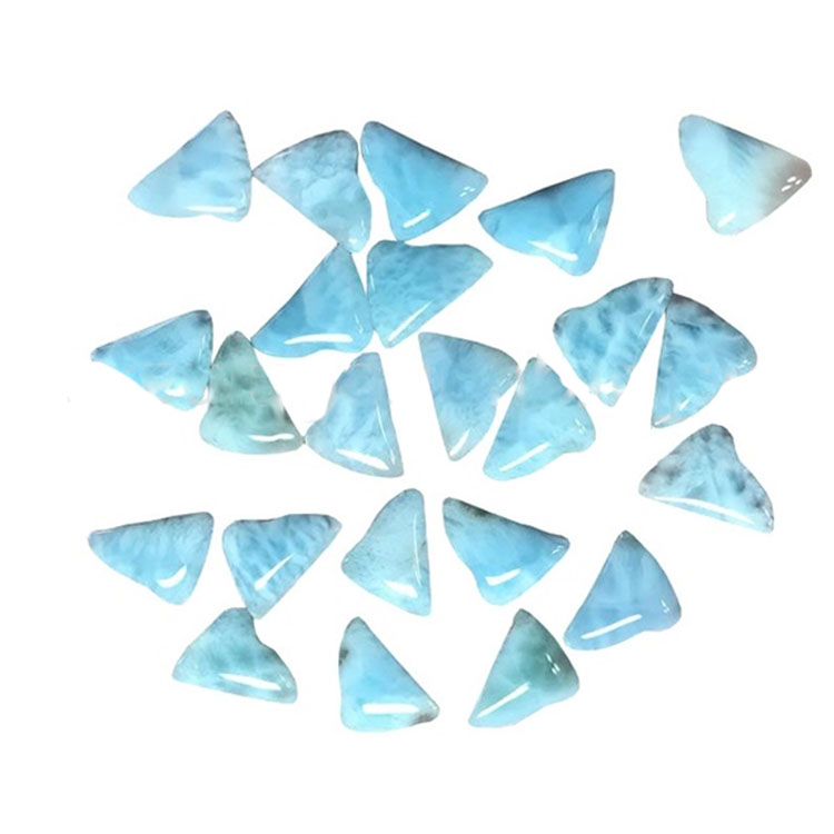 Cabochon de forma natural de forma irregular de Larimar natural 20