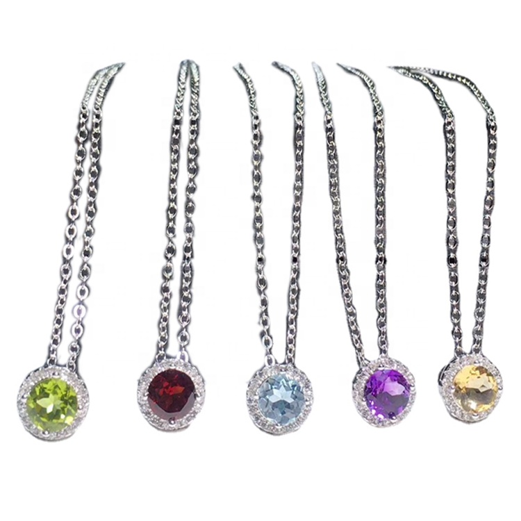 Deluxe 45ctw kruška kruška torbalin 925 sterling srebrni ručni privjesak 22