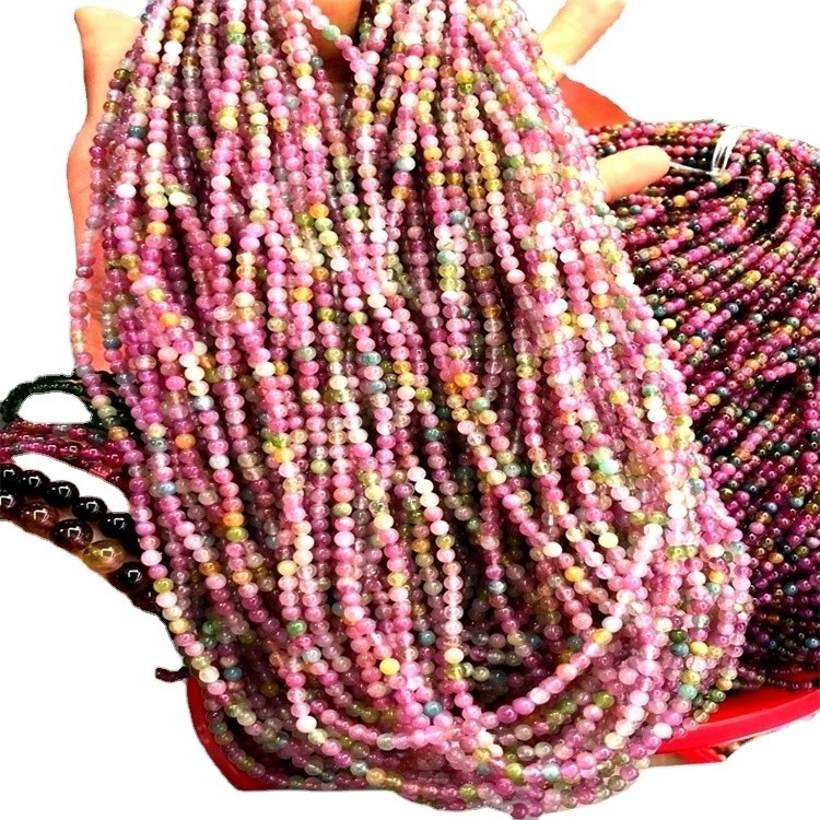 Prirodni cvijet šljive turmalin rubellite gemstone kugle kristalne sfere za dar 9