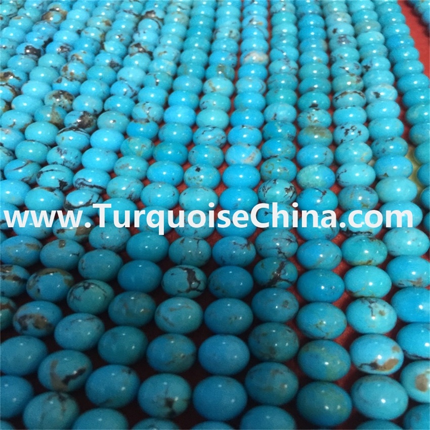 ZH genuine turquoise beads business for jewellery making 1