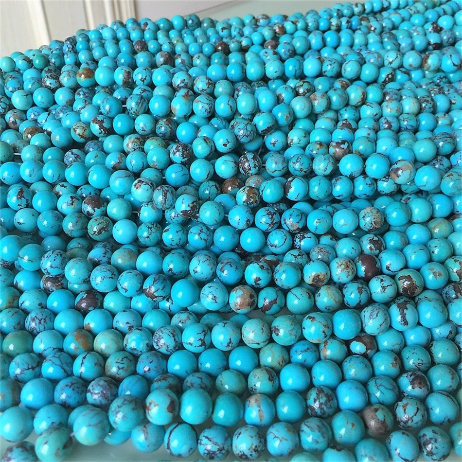 ZH genuine turquoise beads business for jewellery making 2