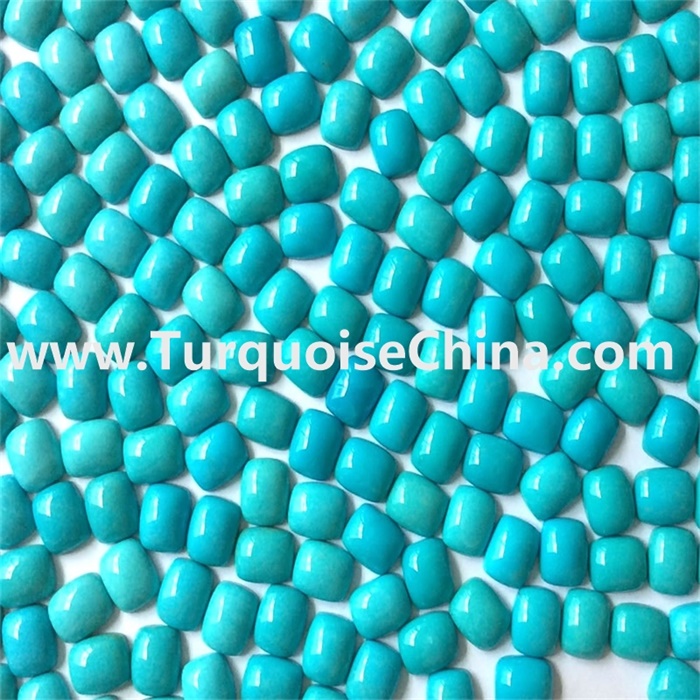 ZH natural sleeping beauty turquoise cabochons reliable supplier for jewelry making 3