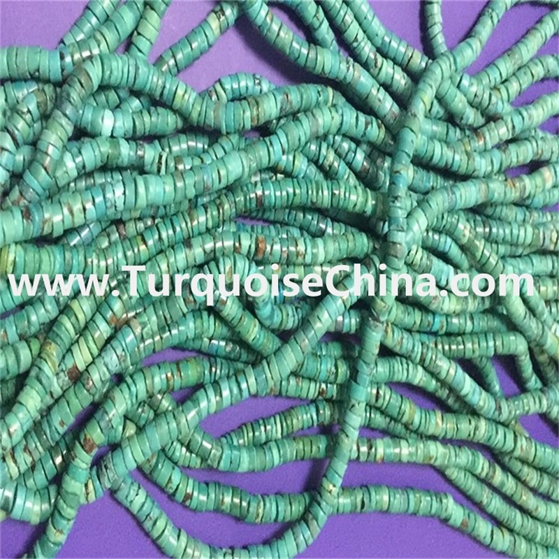 top quality turquoise heishi beads wholesale supply for necklace 1