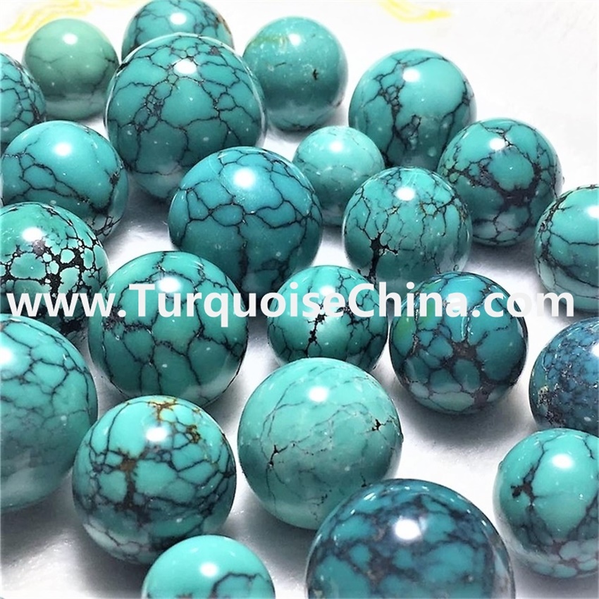ZH turquoise round beads professional supplier for jewellery making 2