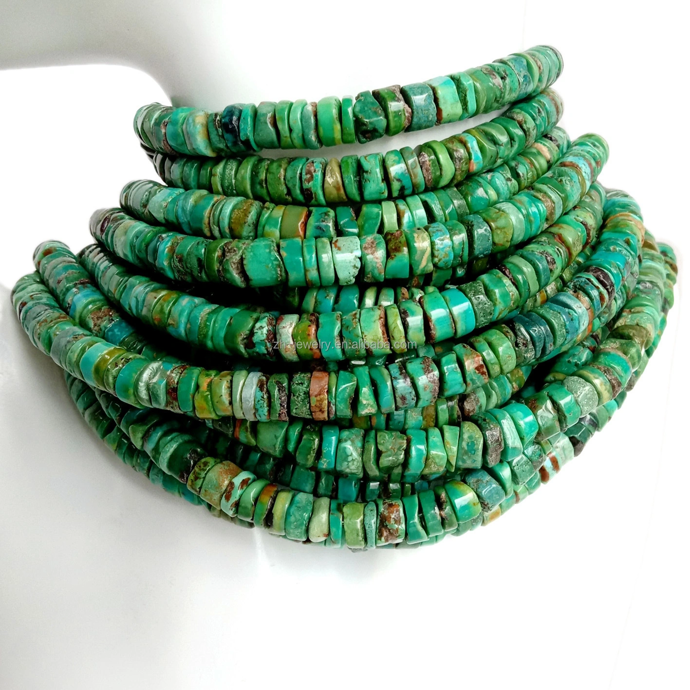 He pirepire turquoise maori Roundle 8mm Kohatu Kohatu Kohatu Tube Beads Tae Kahurangi-Kamariki 16 inihi te whenu 1