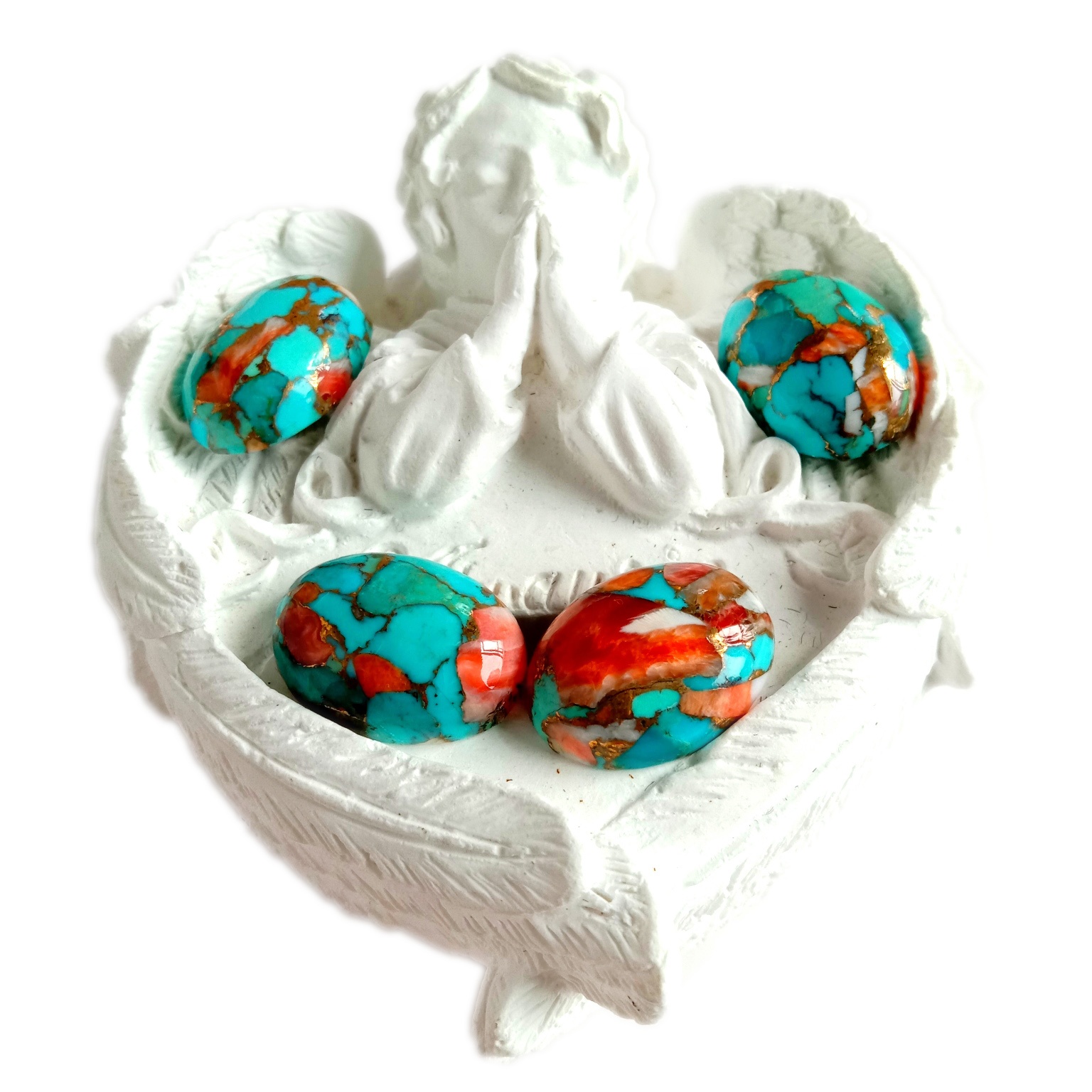 ಅಮೇರಿಕನ್ ಸಂಕುಚಿತ ವೈಡೂರ್ಯ ಕ್ಯಾಬೊಕಾನ್ ರತ್ನದ ಕಲ್ಲು ಸಡಿಲವಾದ ಕ್ಯಾಬೊಕಾನ್ ನೀಲಿ ವೈಡೂರ್ಯ 10