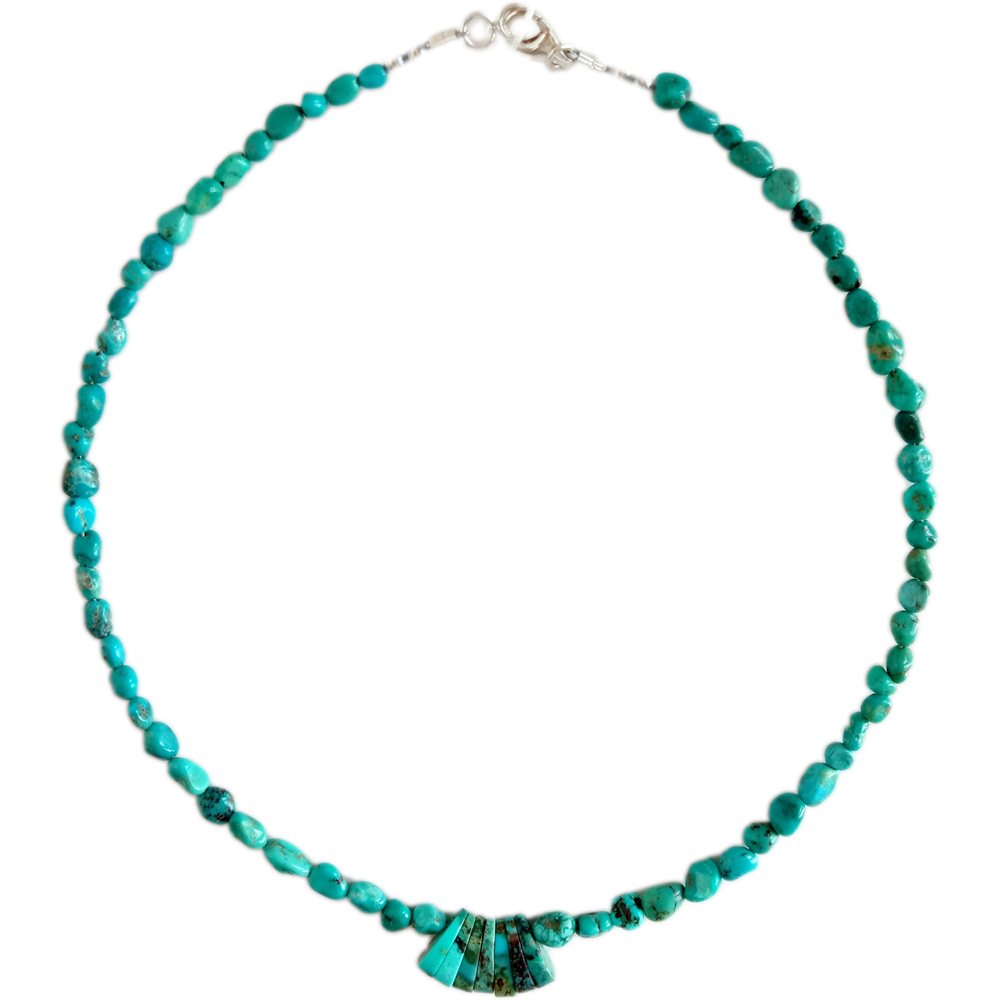 Tidak Teratur Natural Turquoise Choker Perhiasan Batu Alam Manik-manik Kalung Hadiah Natal Kerah Kalung Hadiah untuknya 7