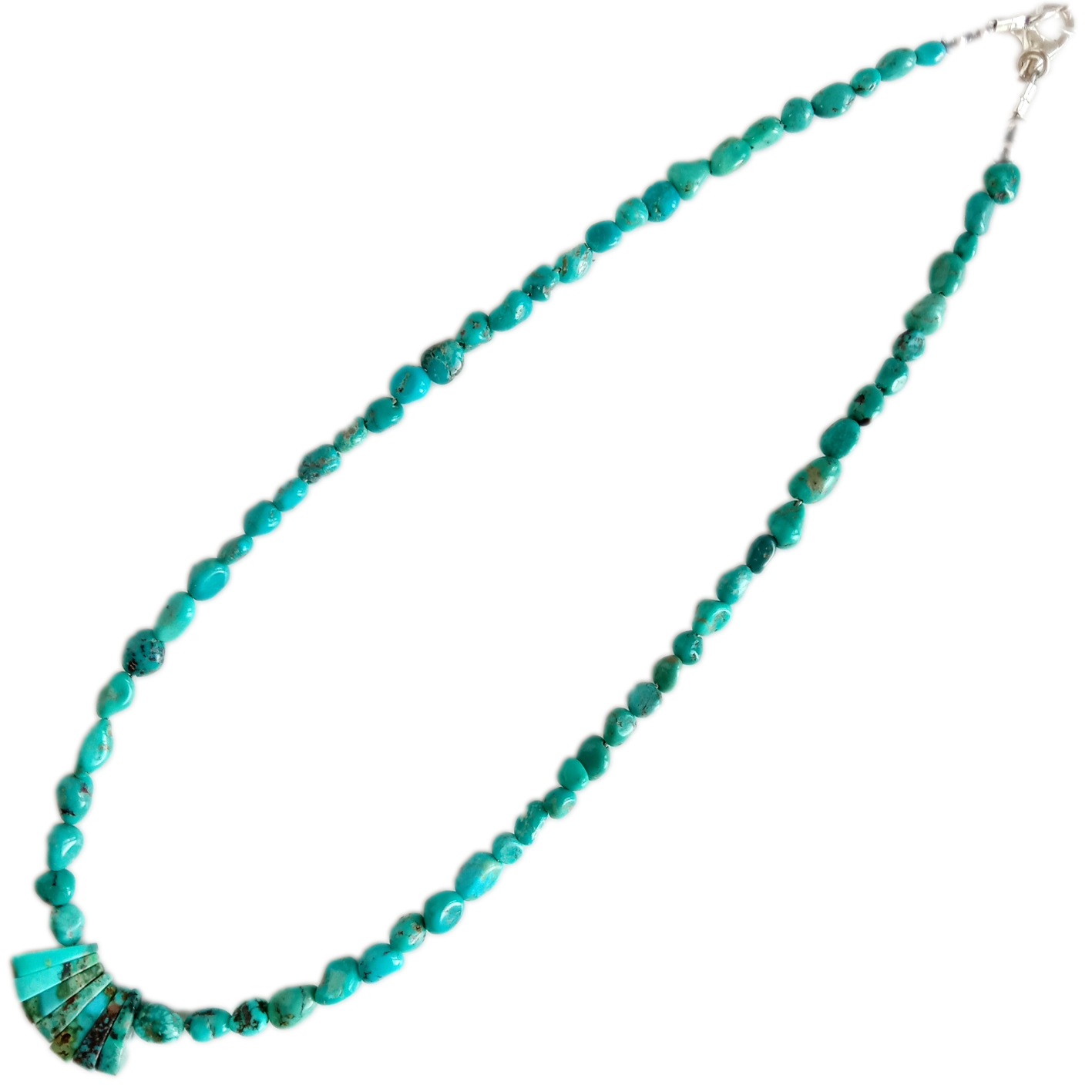 Tidak Teratur Natural Turquoise Choker Perhiasan Batu Alam Manik-manik Kalung Hadiah Natal Kerah Kalung Hadiah untuknya 9