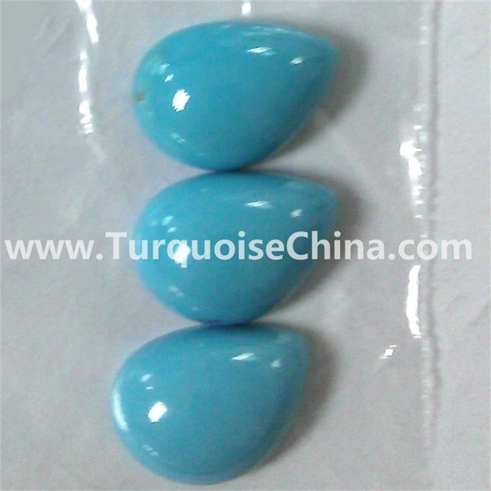 Arizona Yuxu Gözəllik Mine Firuzəyi Armud Shape Cabochon 1