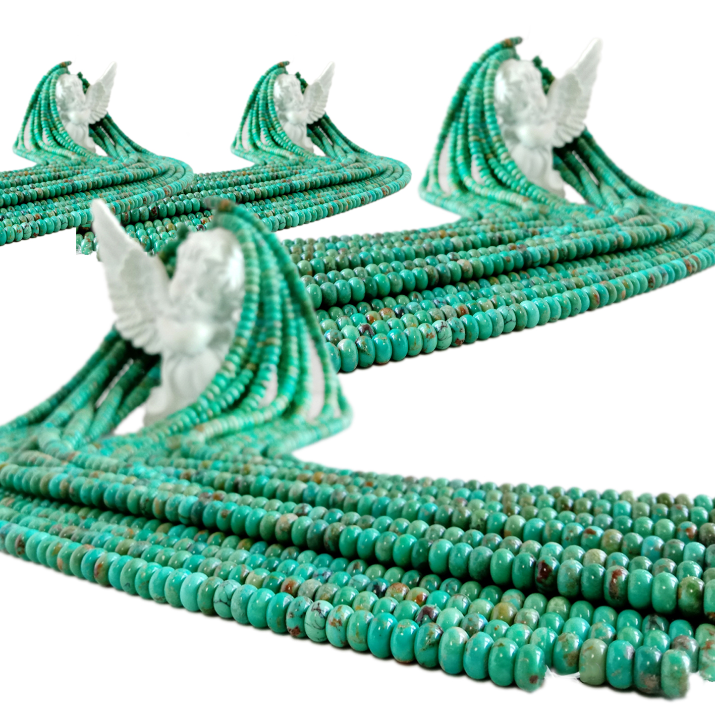 Natural turquoise Smooth Roundle 6mm Shape Turquoise Gemstone Beads for making jewelry 11