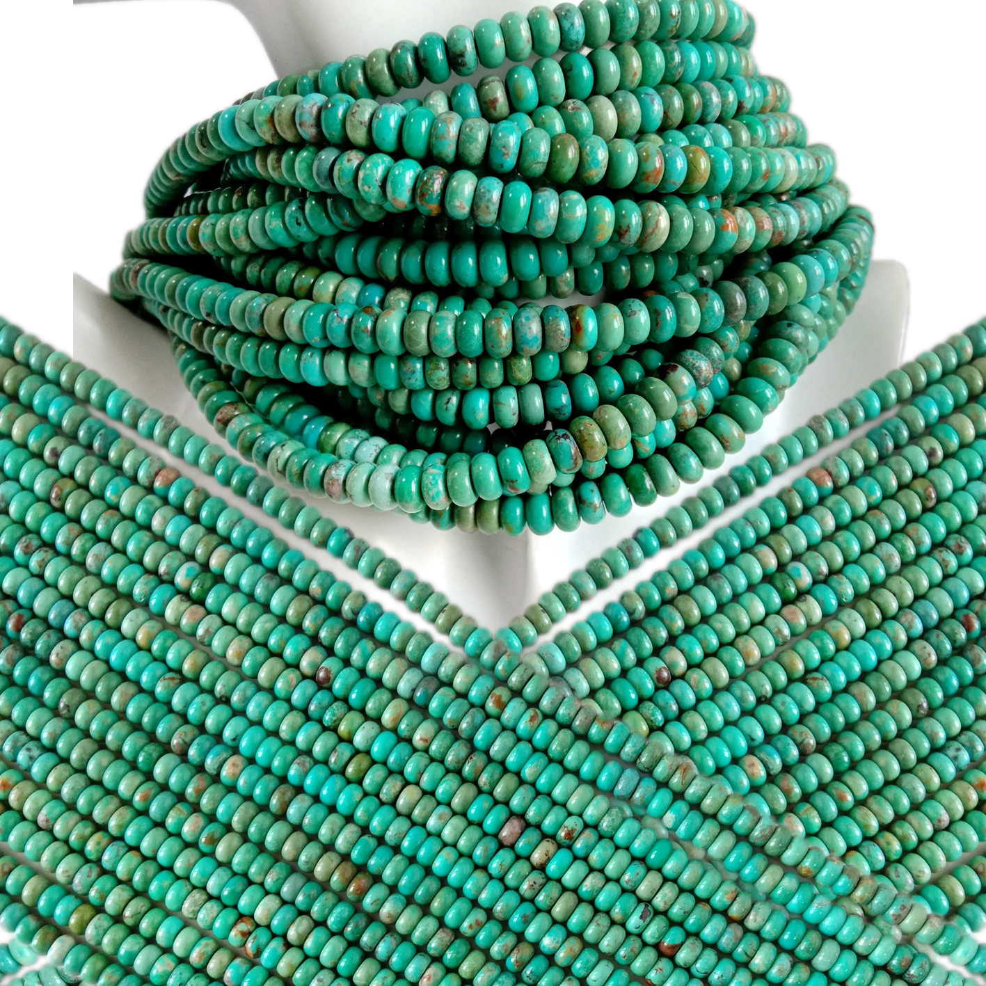 Natural turquoise Smooth Roundle 6mm Shape Turquoise Gemstone Beads for making jewelry 9