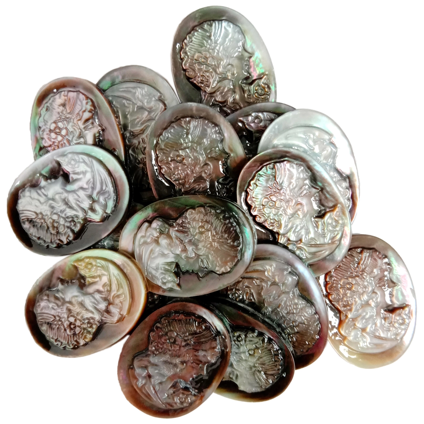17mm * 24mm High Quality Loose shell vakana Manamboatra rojo pendant Jewelry Fanomezana tokana ho an'ny vehivavy 1