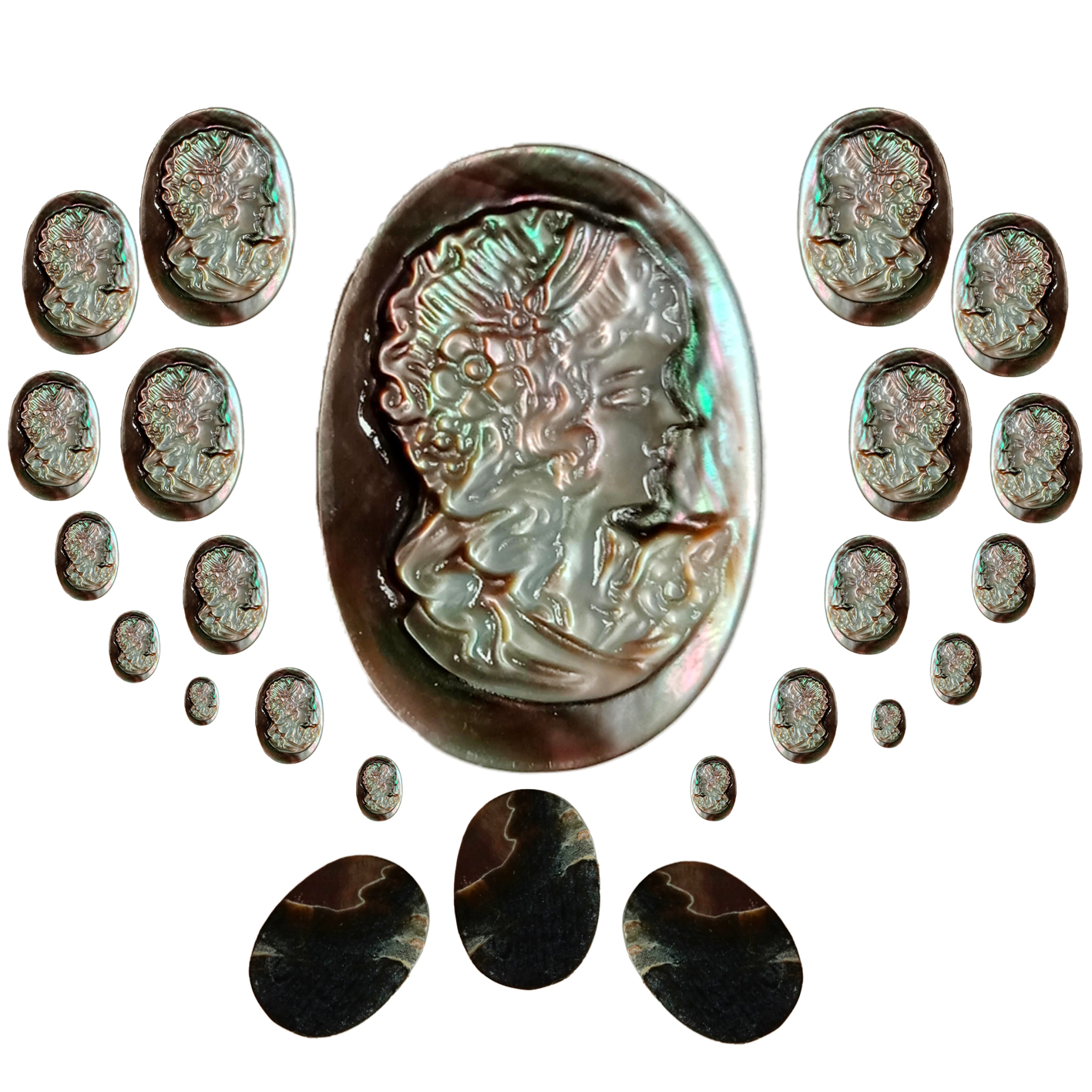 17mm * 24mm អង្កាំរលុងដែលមានគុណភាពខ្ពស់ធ្វើខ្សែក pendant គ្រឿងអលង្ការអំណោយពិសេសសម្រាប់ស្ត្រី 11