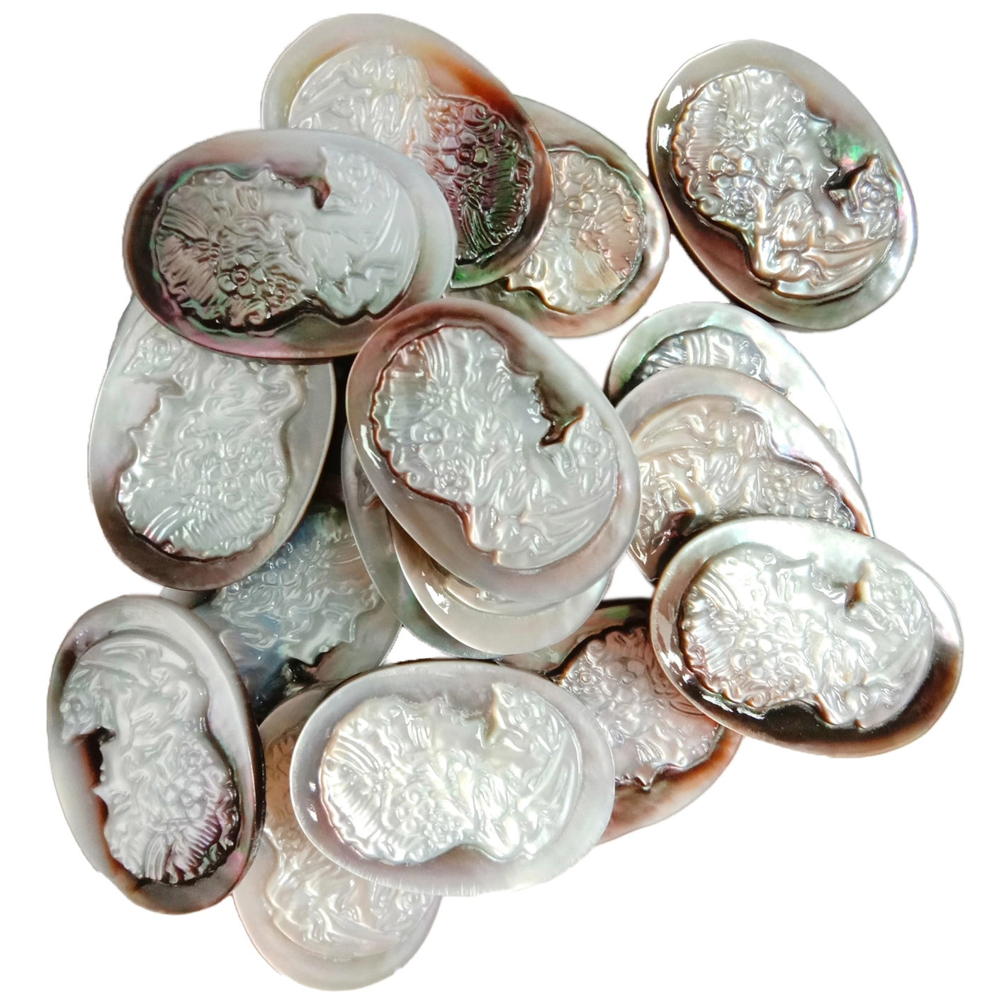 អង្កាំរលុងរាងពងក្រពើ 17mm * 24mm សម្រាប់ការរចនាម៉ូដគ្រឿងអលង្ការ 1