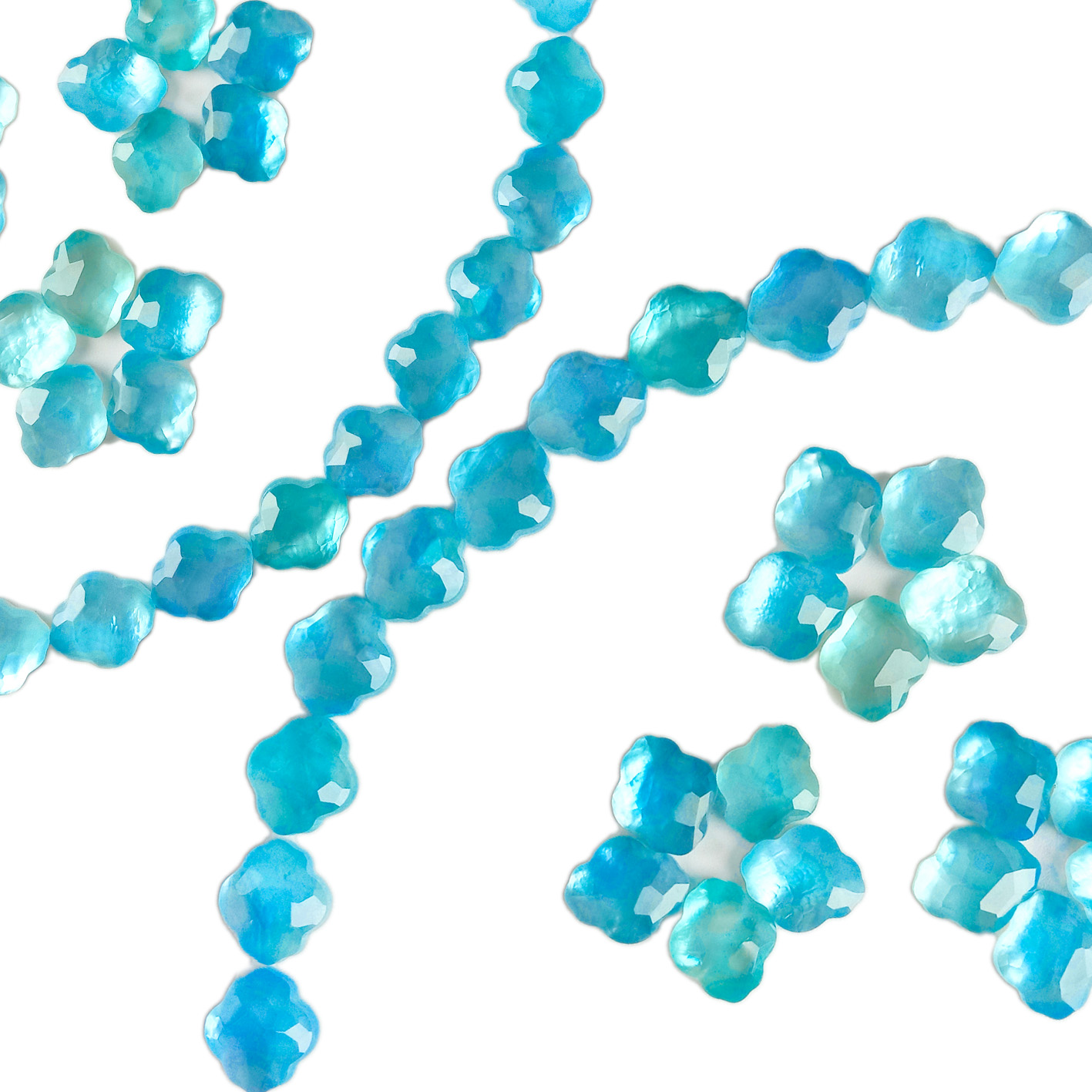 ត្បូងគ្រីស្តាល់ពណ៌ខៀវទឹកកក Cabochon Loose Beads Healing Stone គ្រីស្តាល់ពណ៌ខៀវស្រាល លក់ដុំគ្រីស្តាល់លក់ដុំ 9