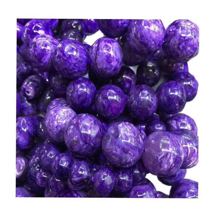 Prirodni hhalitski narukvice okrugli kameni okrugli kuglice za iscjeljujuće energiju Gemstone labave perle nakit za narukvicu za narukvicu 1
