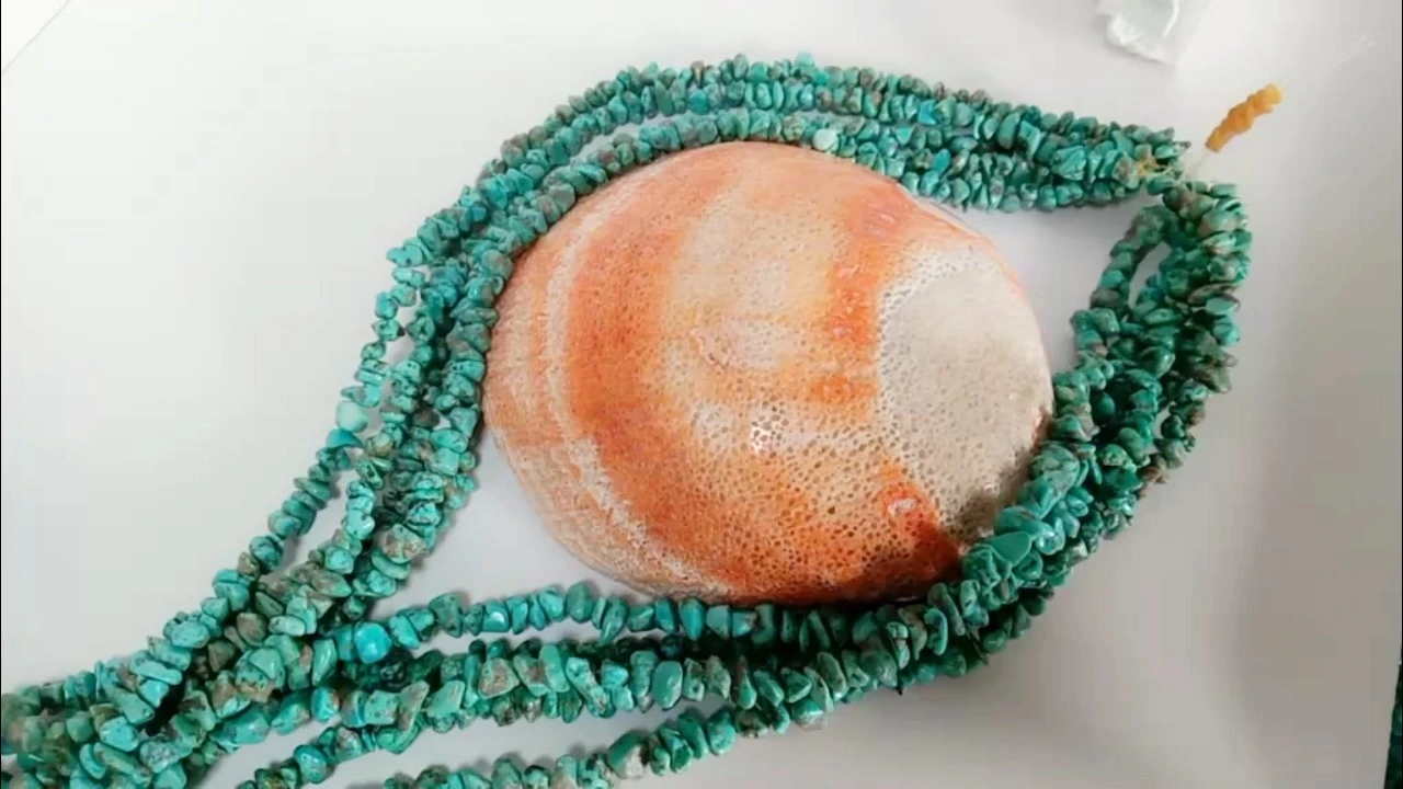 Turquoise raw making wedding necklace seed turquoise necklaces 1