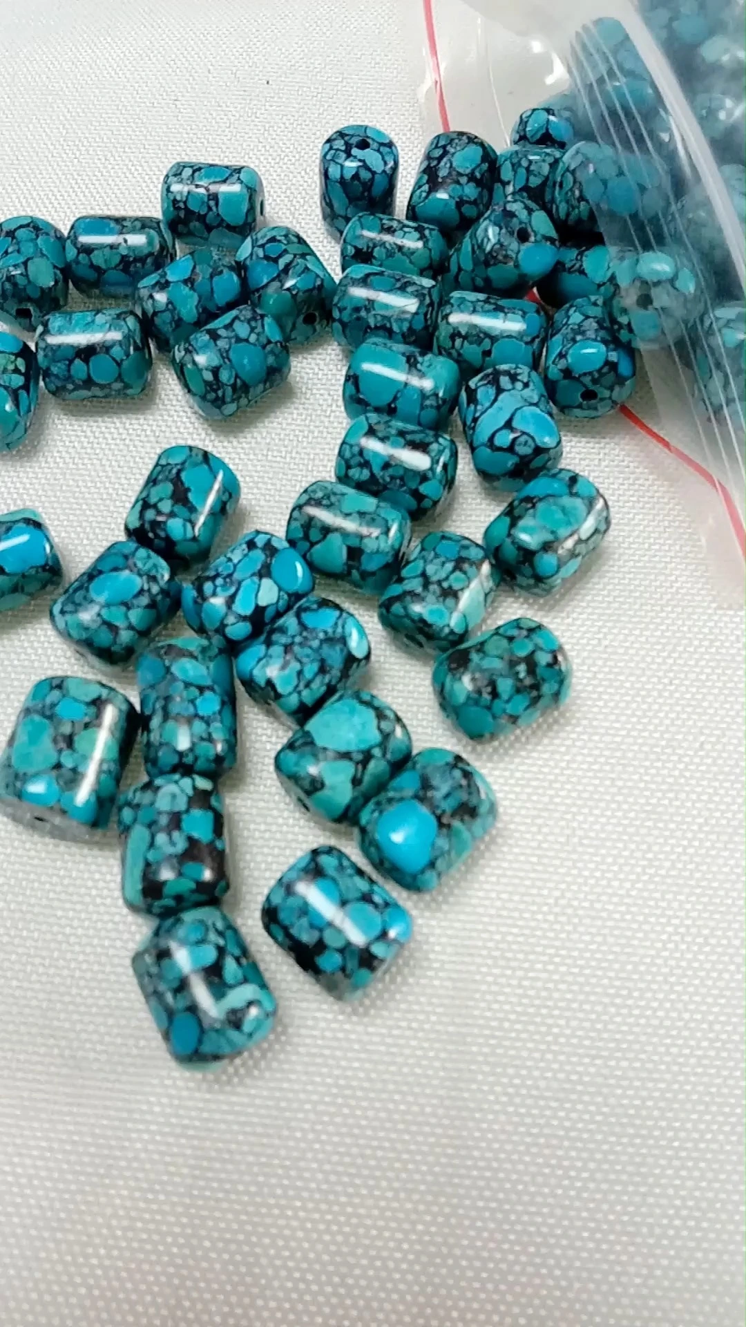 Wholesale  turquoise size 8*9mm Potato beads 1