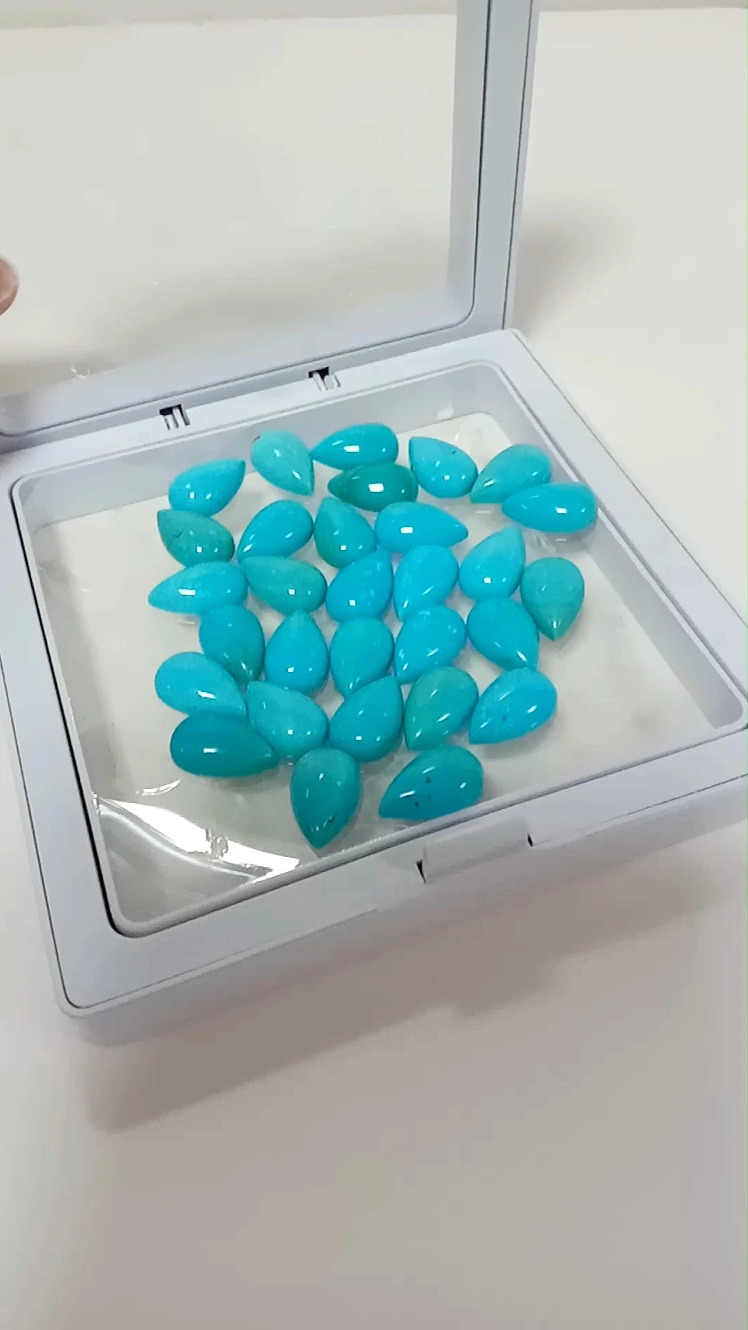 Pear blue Turquoise Cabochons Small Parcels 1