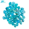 5mm*7mm Natural Turquoise Loose Beads High Quality Genuine Turquoise Cabochon For Jewelry Making Fashion Design. 1