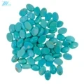 Natural Turquoise 4mm*6mm Loose Cabochon For Jewelry Making Fashion Design 1
