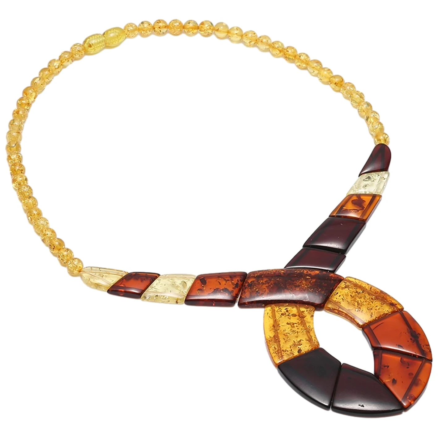 Ожерелье из натурального Балтийского моря без оптимизации из янтаря Vintage Estate Amber Choker 1