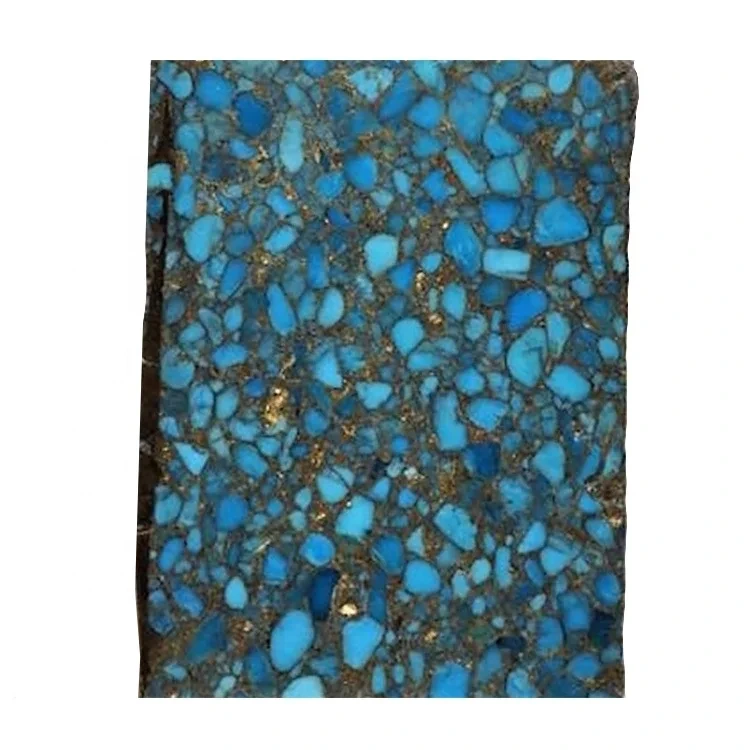 Bule Compressed Turquoise Rough Mea Fa'amaonia Fa'anatura Blue Turquoise Rough Gems 1